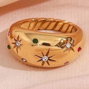 18K Gold Plated Rings